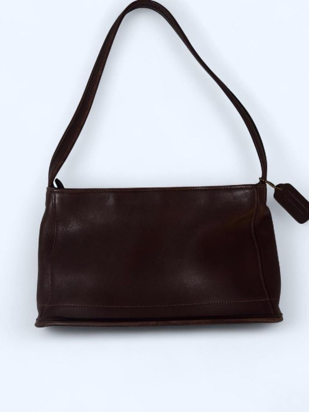 Coach Dark Brown Leather Shoulder Bag